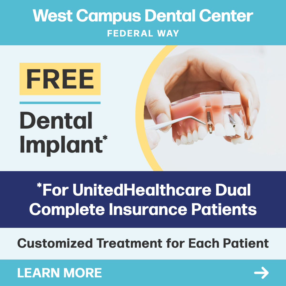 Free Dental Implant - Terms and Conditions May Apply